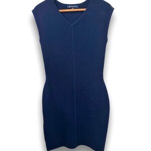Brooks Brothers Knitted Sleeveless sweater Dress. Dark Navy.